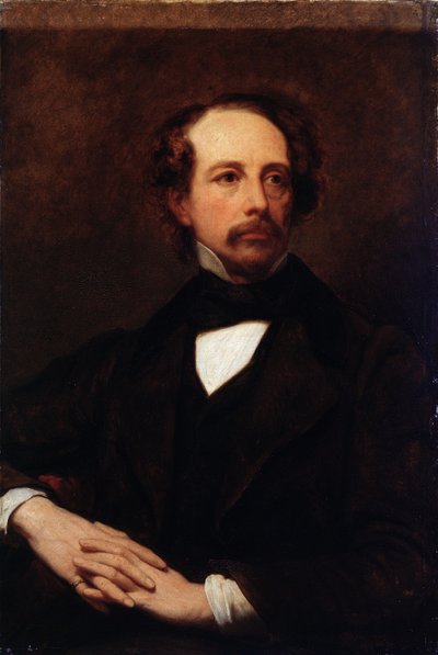 Portrait of Charles Dickens (1812-1870), 1855 by Ary Scheffer